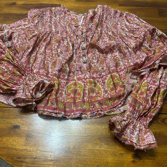 Free‎ people floral blouse - Picture 1 of 3